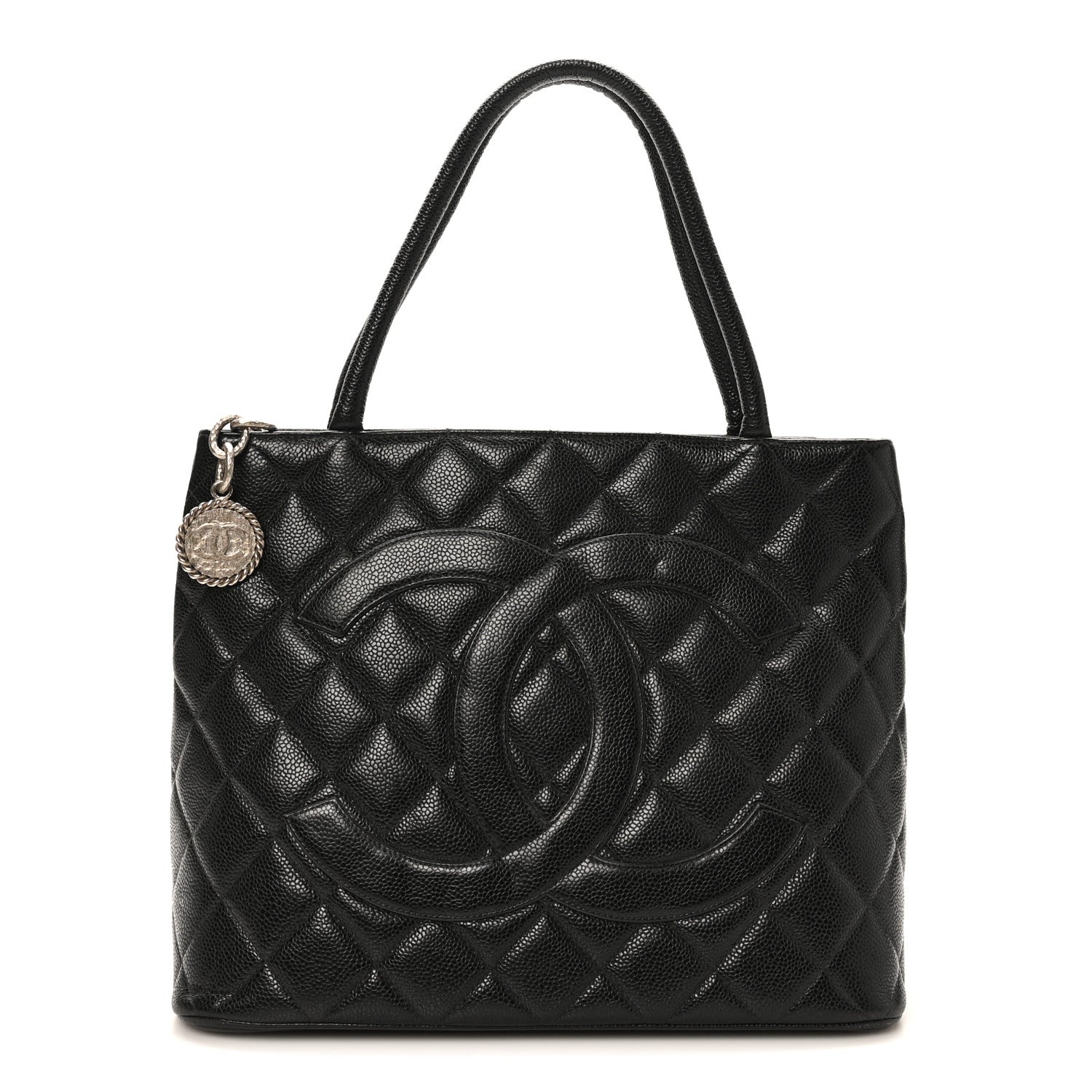 Chanel Caviar Quilted Medallion Tote Black 1 of 10