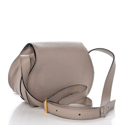 Chloe Calfskin Mini Marcie Round Crossbody Bag Pastel Grey 3 of 14