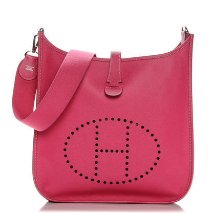 Hermes Epsom Evelyne GM Rose Tyrien 1 of 7