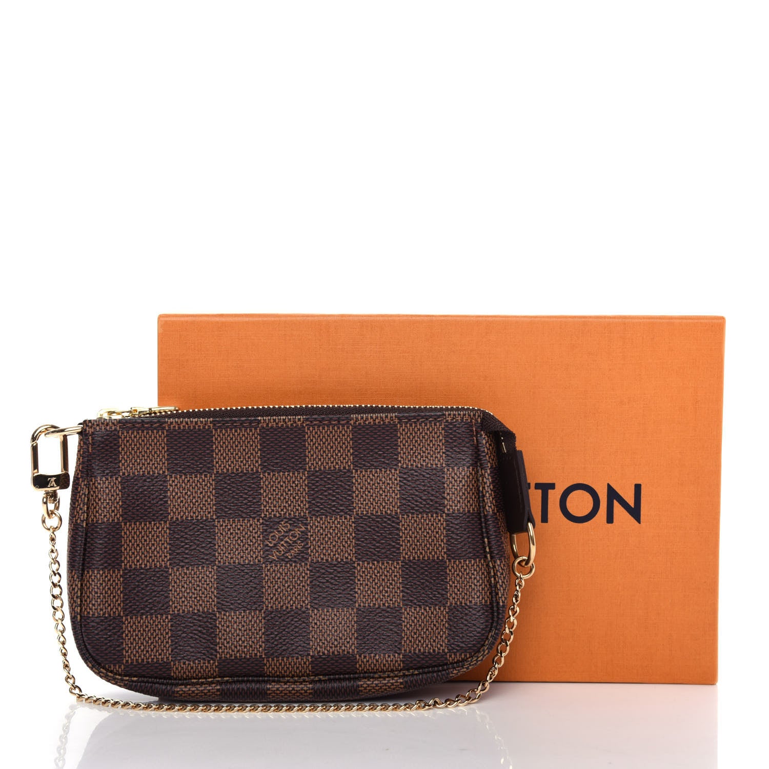 Louis Vuitton Damier Ebene Mini Pochette Accessories 10 of 10