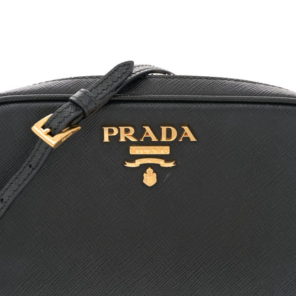Prada Saffiano Mini Camera Crossbody Bag Black 8 of 10
