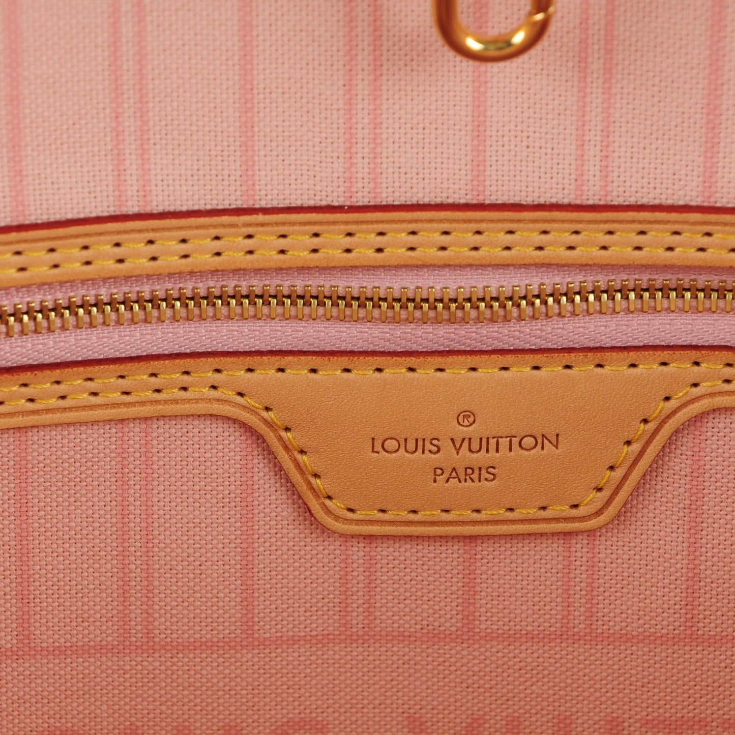 Damier Azur Neo Neverfull MM Rose Ballerine
