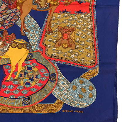 Hermes Silk Art Des Steppes Scarf 90 2 of 4