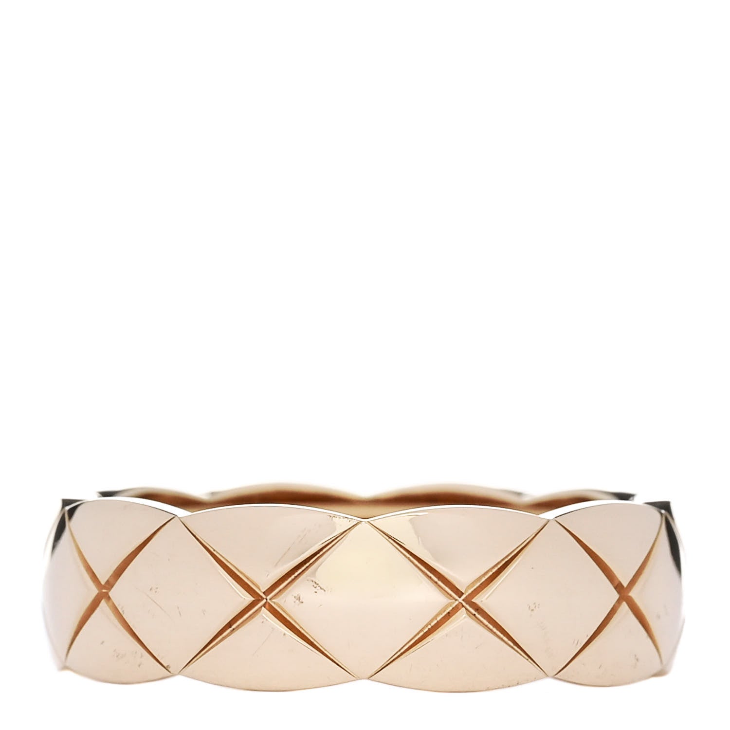 Chanel 18K Beige Gold Diamond Small Coco Crush Ring 61 9.75 3 of 6