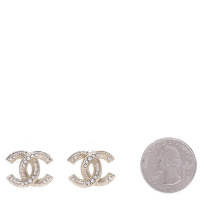 Chanel Pearl CC Earrings Gold 2 of 5