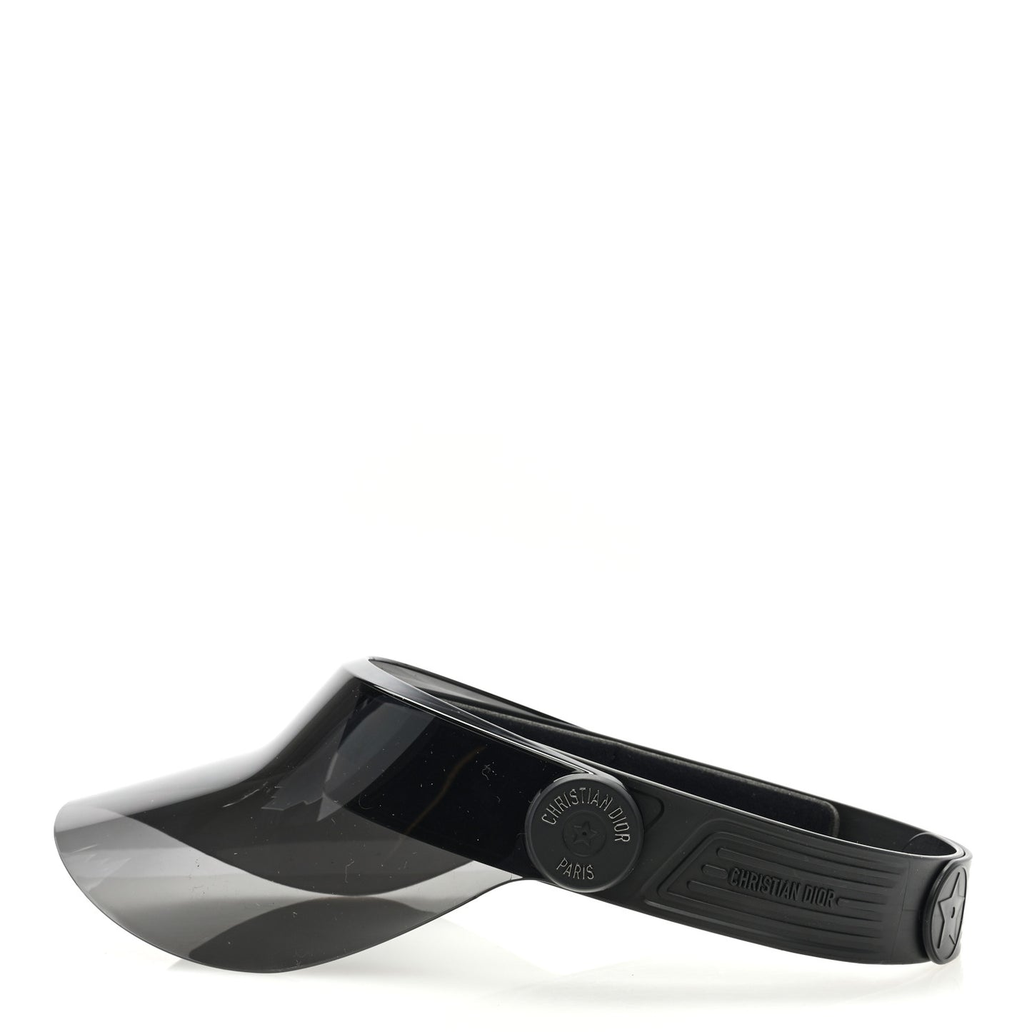 Mirrored DiorClub V1U Sun Visor Black