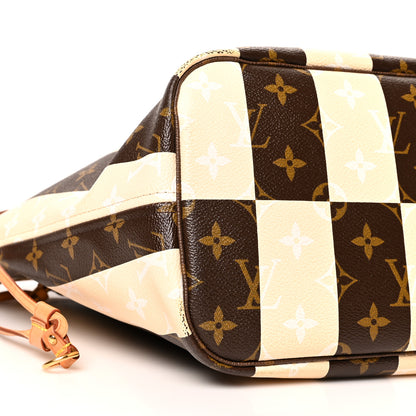 Louis Vuitton Monogram Rayures Neverfull MM 9 of 18
