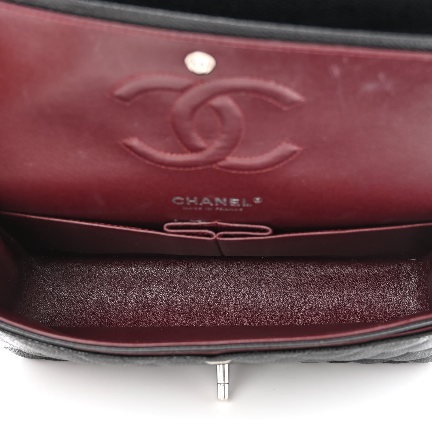 Chanel Caviar Quilted Medium Double Flap Black 5 of 11