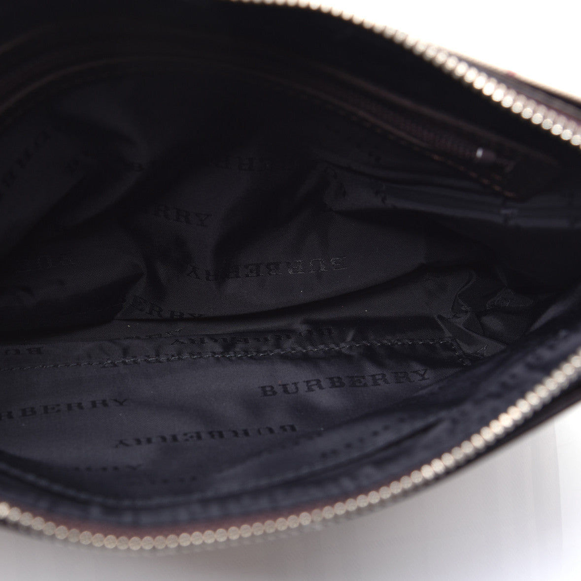 Burberry Calfskin House Check Crossbody Bag Brown 5 of 9
