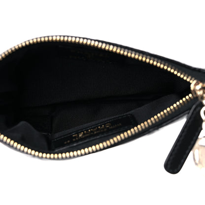 Chanel Lambskin Quilted Small No. 5 Cosmetic Case Black 5 of 9