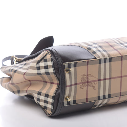 Burberry Haymarket Check Small Gladstone Chocolate 10 of 11