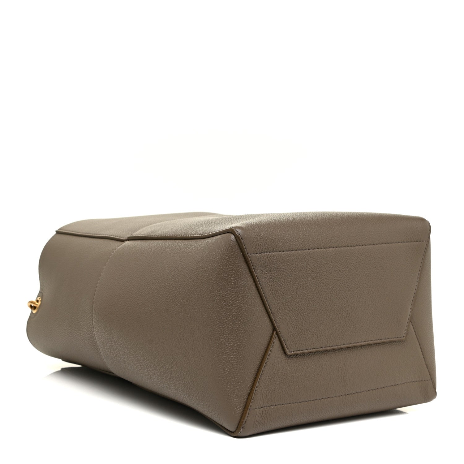 Celine Soft Grained Calfskin Sangle Bucket Bag Taupe 4 of 10