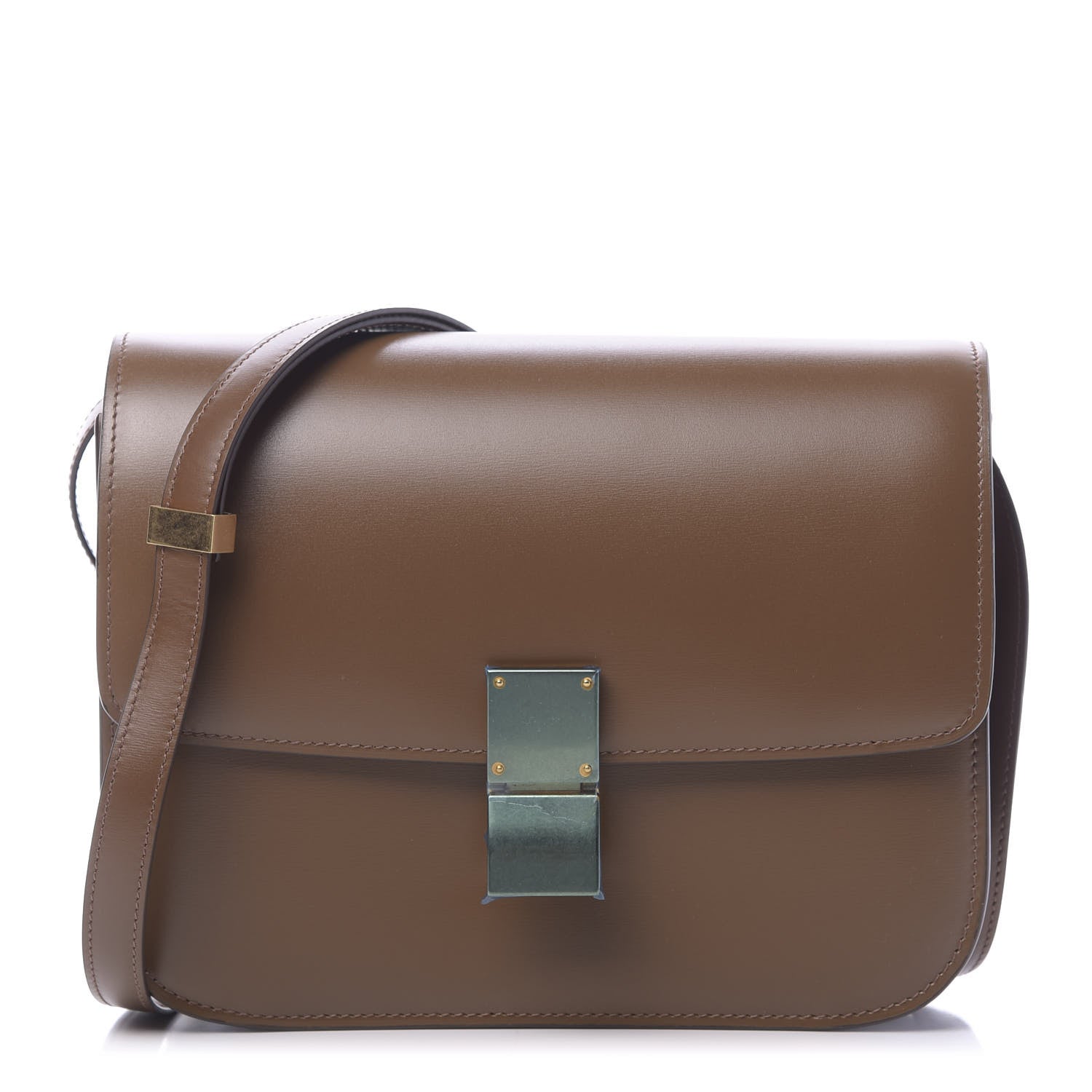 Celine Box Calfskin Medium Classic Box Flap Bag Camel 1 of 11