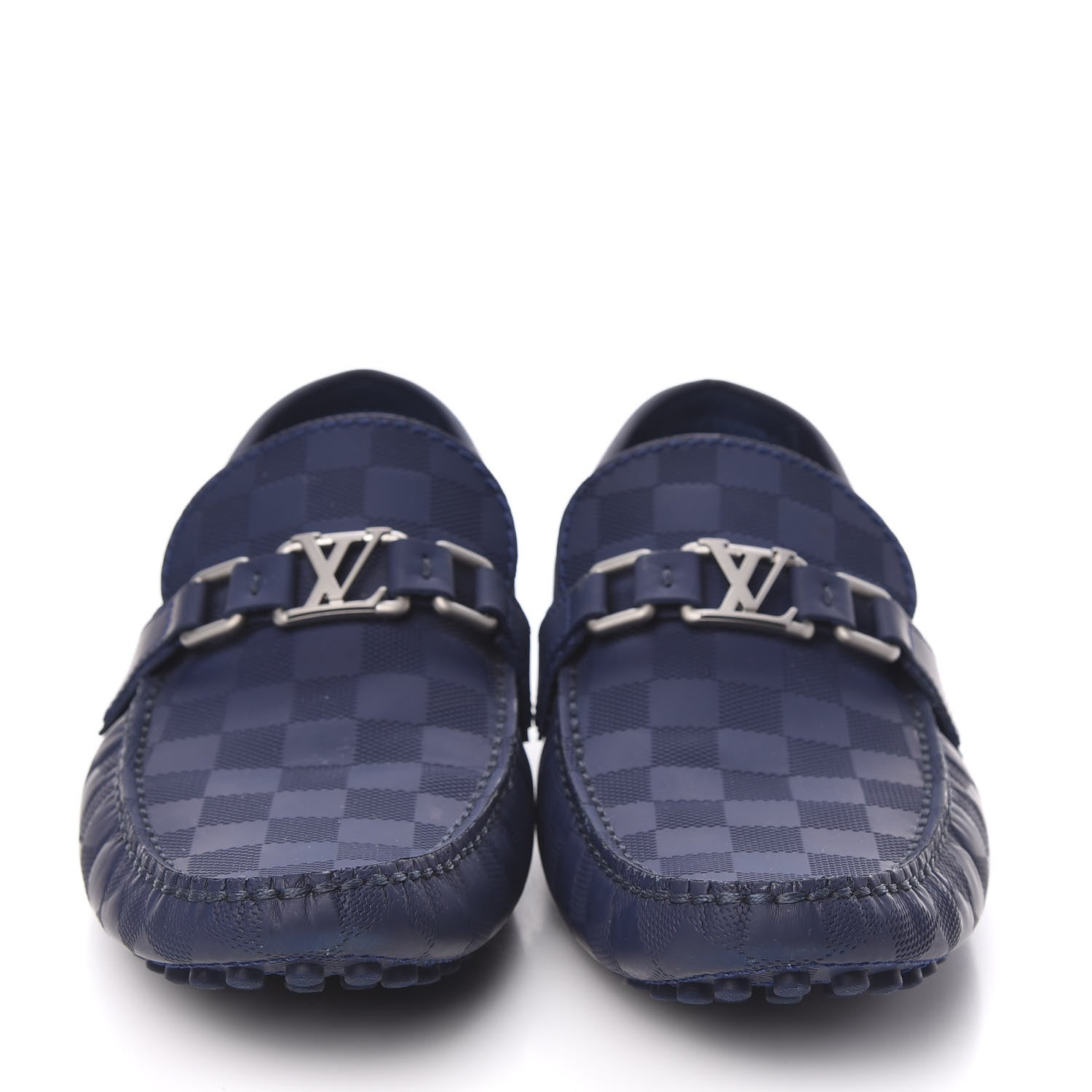Louis Vuitton Damier Infini Mens Hockenheim Moccasin Loafers 9 Cosmos 2 of 11