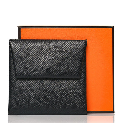 Hermes Epsom Bastia Coin Purse Black 8 of 8