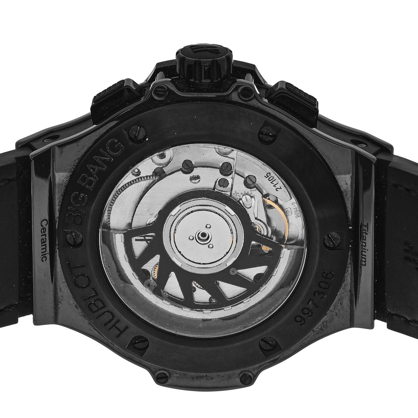 Ceramic Alligator Black Diamond 41mm Big Bang All Black Limited Edition Automatic Watch 341.CX.1210.VR.1100