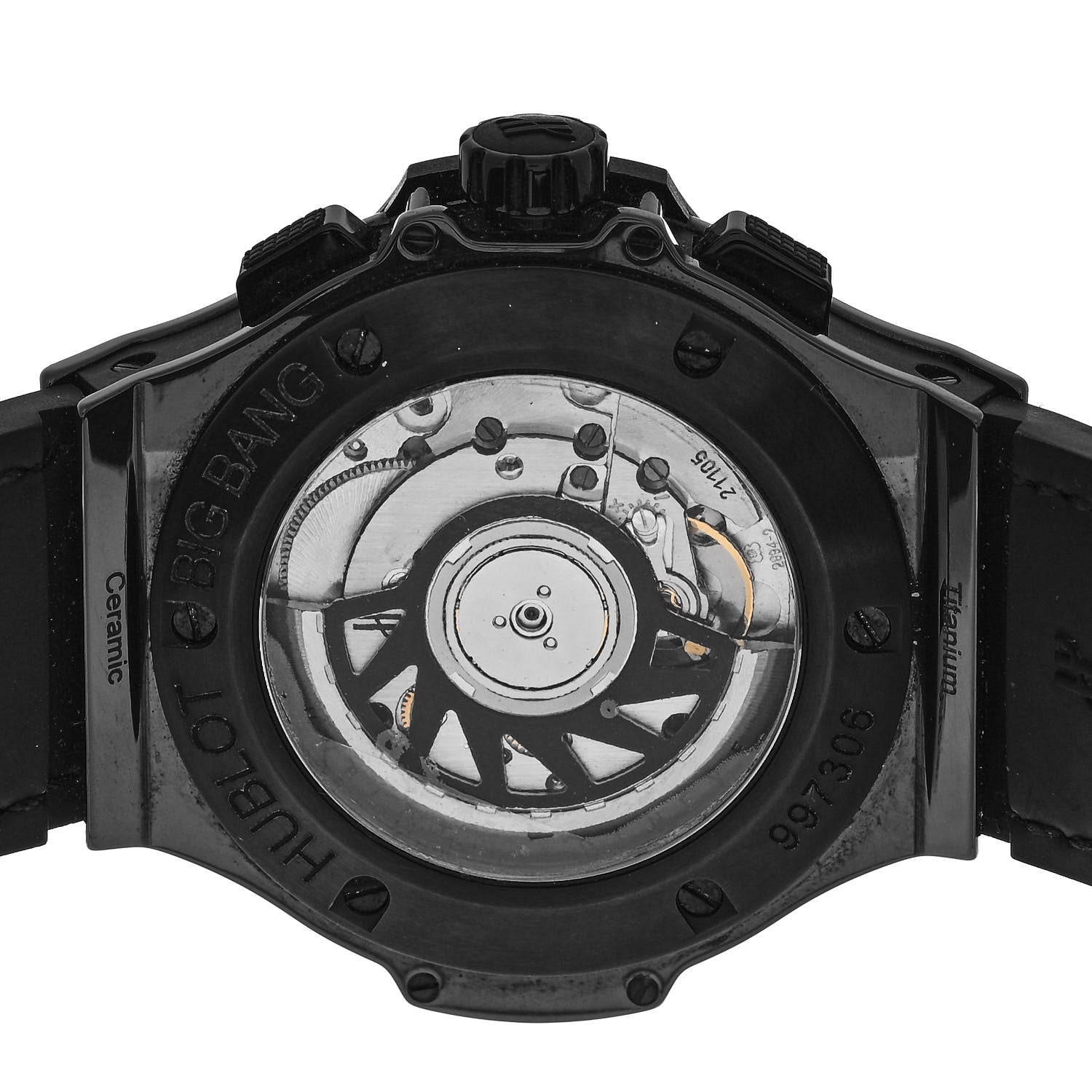 Hublot Ceramic Alligator Black Diamond 41mm Big Bang All Black Limited Edition Automatic Watch 341.CX.1210.VR.1100 4 of 4