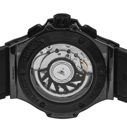 Hublot Ceramic Alligator Black Diamond 41mm Big Bang All Black Limited Edition Automatic Watch 341.CX.1210.VR.1100 4 of 4