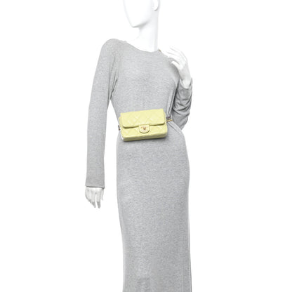 Chanel Shiny Caviar Belt Bag Light Green 2 of 10