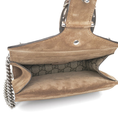 Gucci GG Supreme Monogram Mini Dionysus Shoulder Bag Taupe 5 of 7
