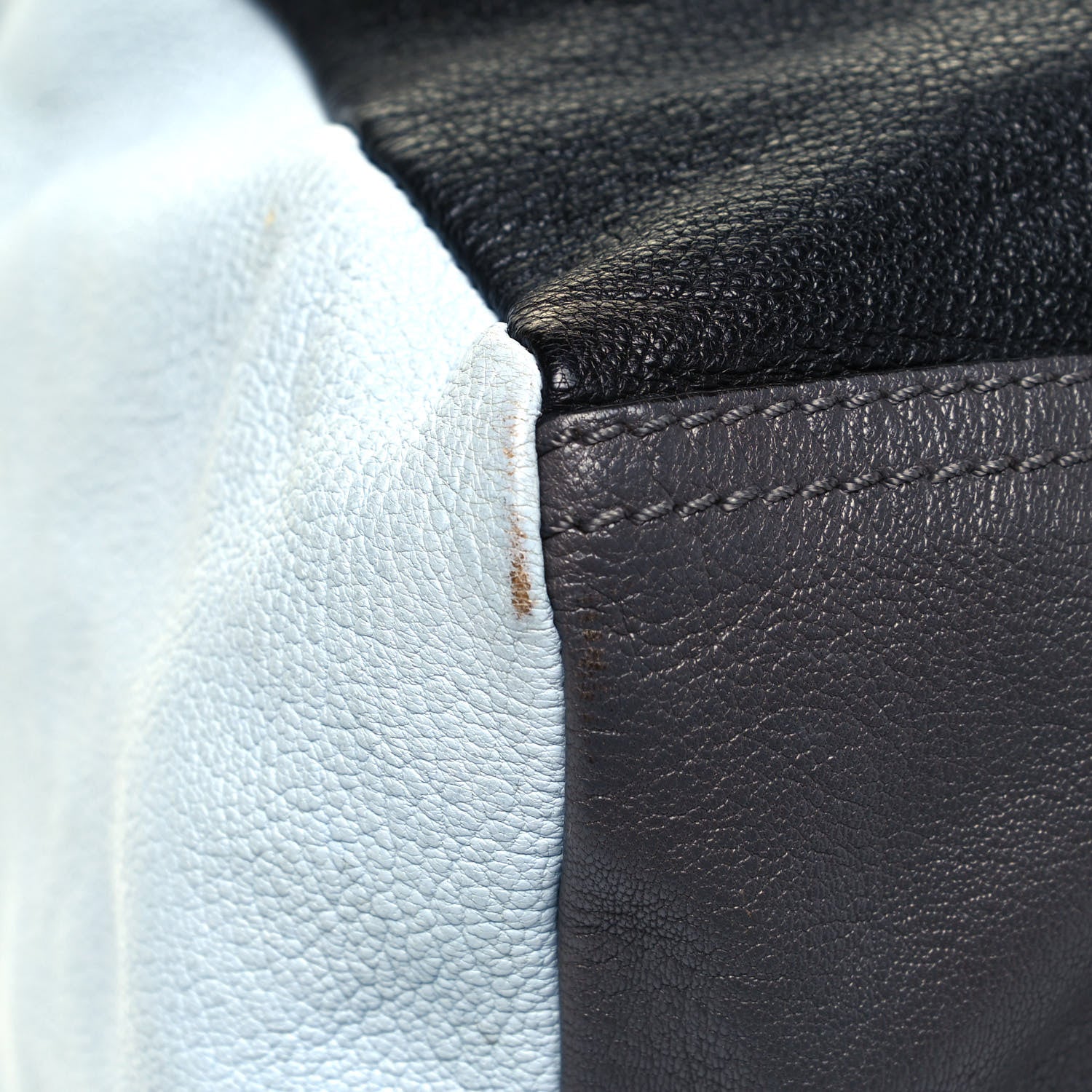 Givenchy Sugar Goatskin Medium Tri-Color Pandora Blue Grey Black 11 of 16