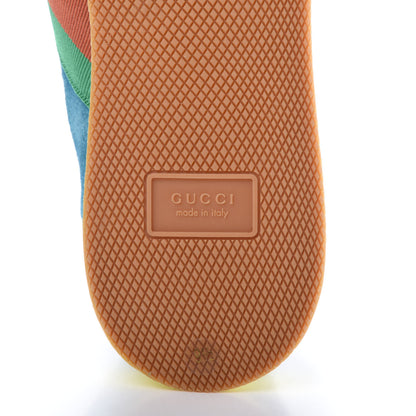 Gucci Suede Web Mens Rocket Sneakers 9.5 Bright Splash Thunder 7 of 9