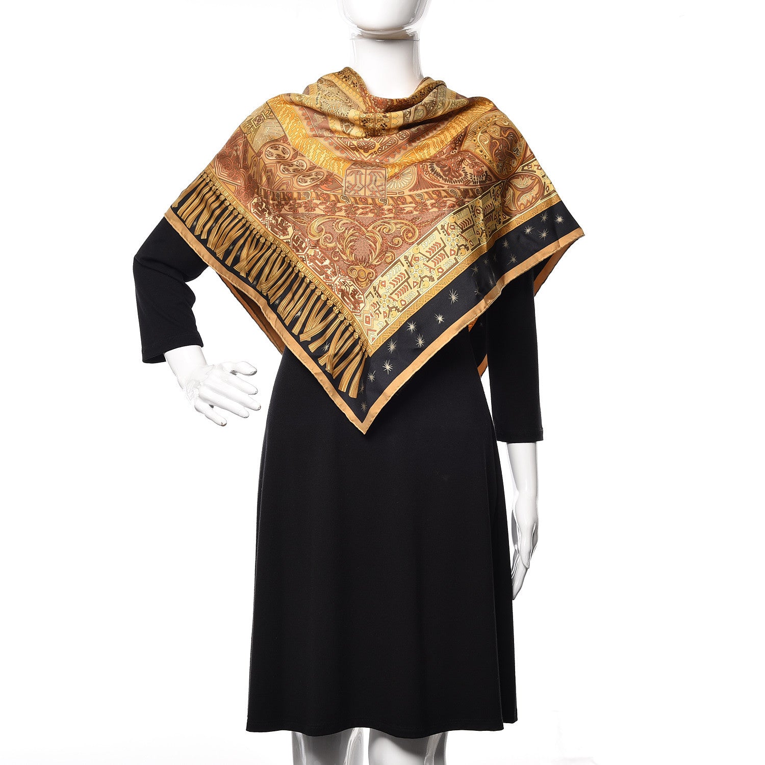 Hermes Silk Sur Un Tapis Volant Scarf 90 2 of 6
