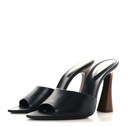 Saint Laurent Calfskin Gippy 105 Mule Sandals 37 Black 4 of 10