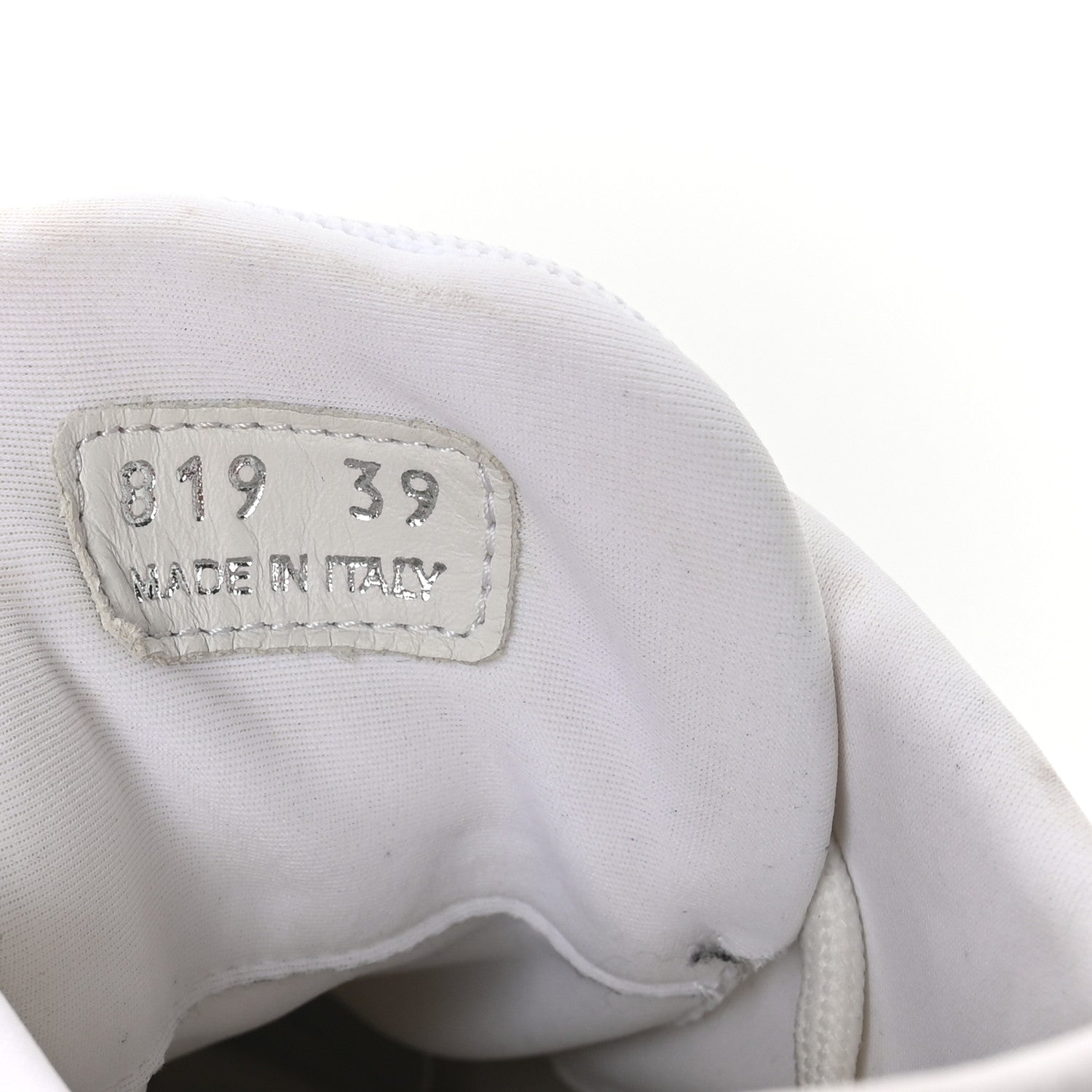Prada Rubber Technical Knit Fabric Cloudbust Thunder Sneakers 39 White 7 of 7