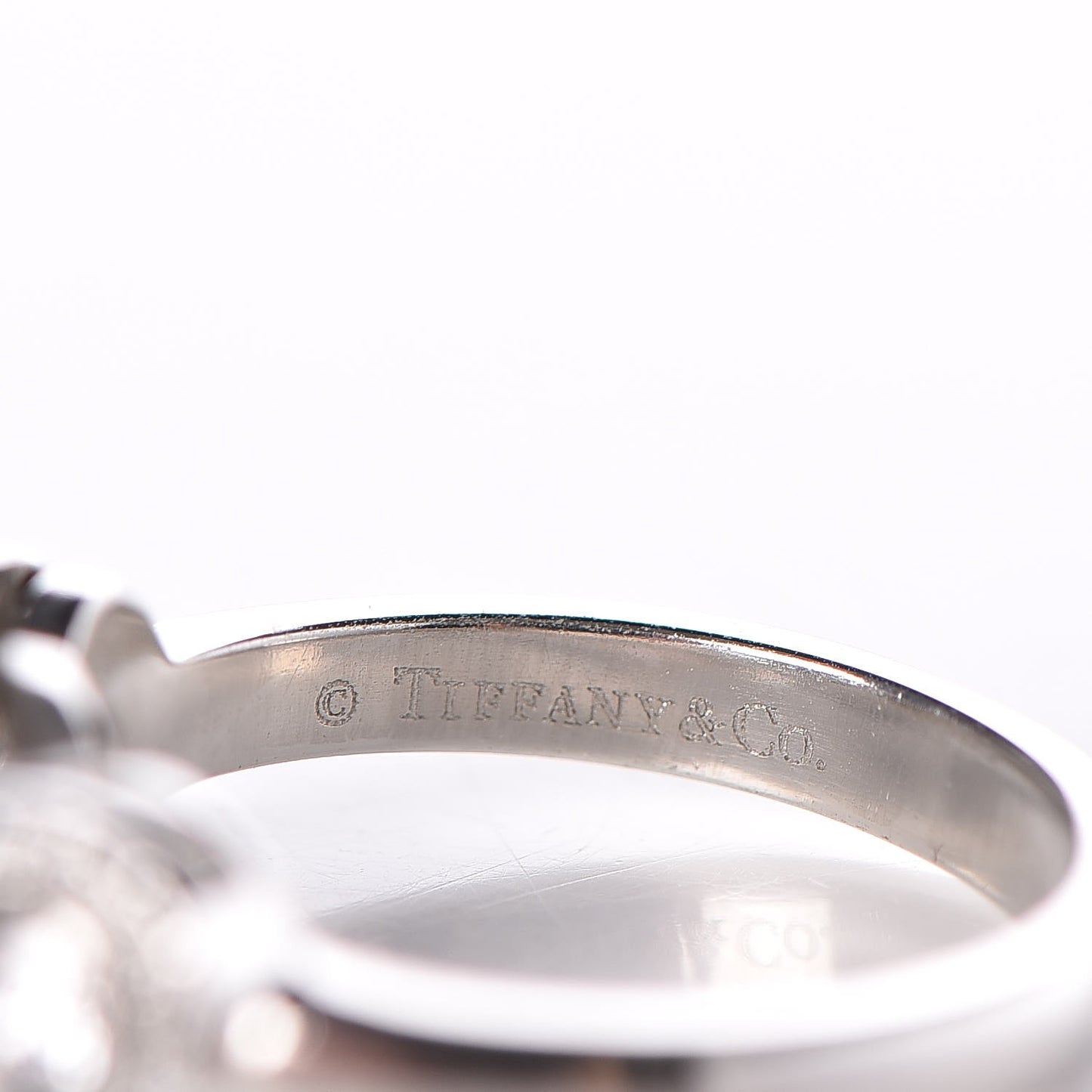 Platinum Diamond Circlet Ring 5.5
