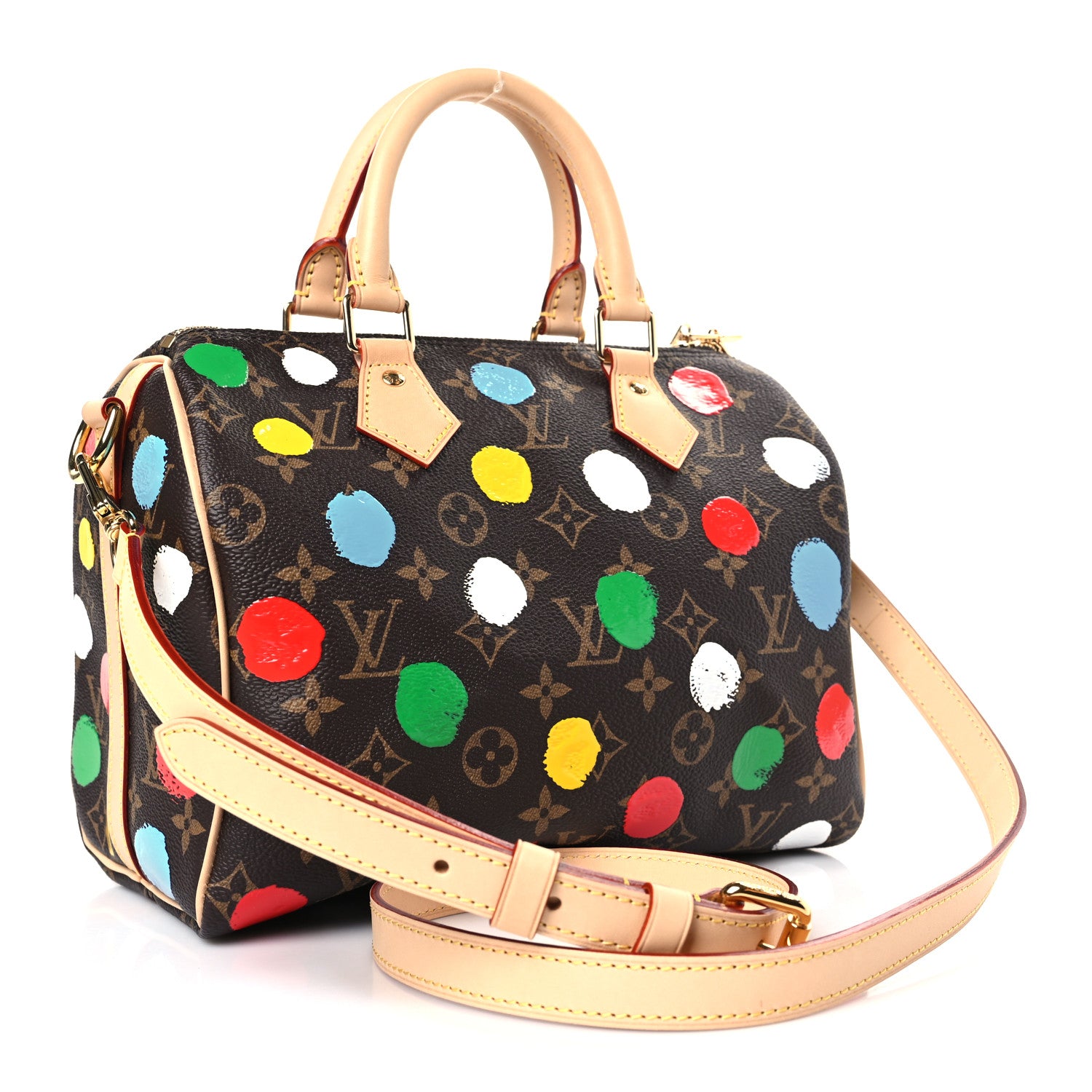 Louis Vuitton LV X YK Monogram Speedy Bandouliere 25 Multicolor 3 of 9