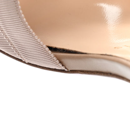 Christian Louboutin Grosgrain Christeriva 100 Sandals 37.5 Nude 8 of 12