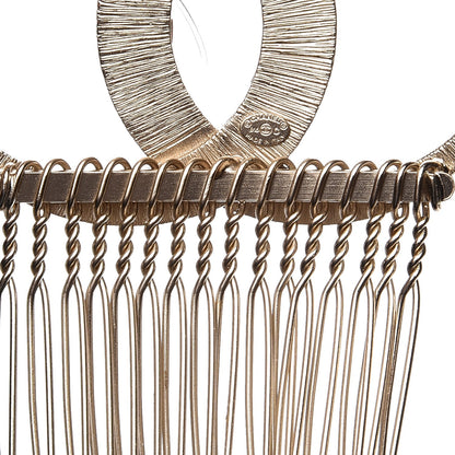 Chanel Crystal Dubai CC Hair Comb Pin Gold 4 of 4