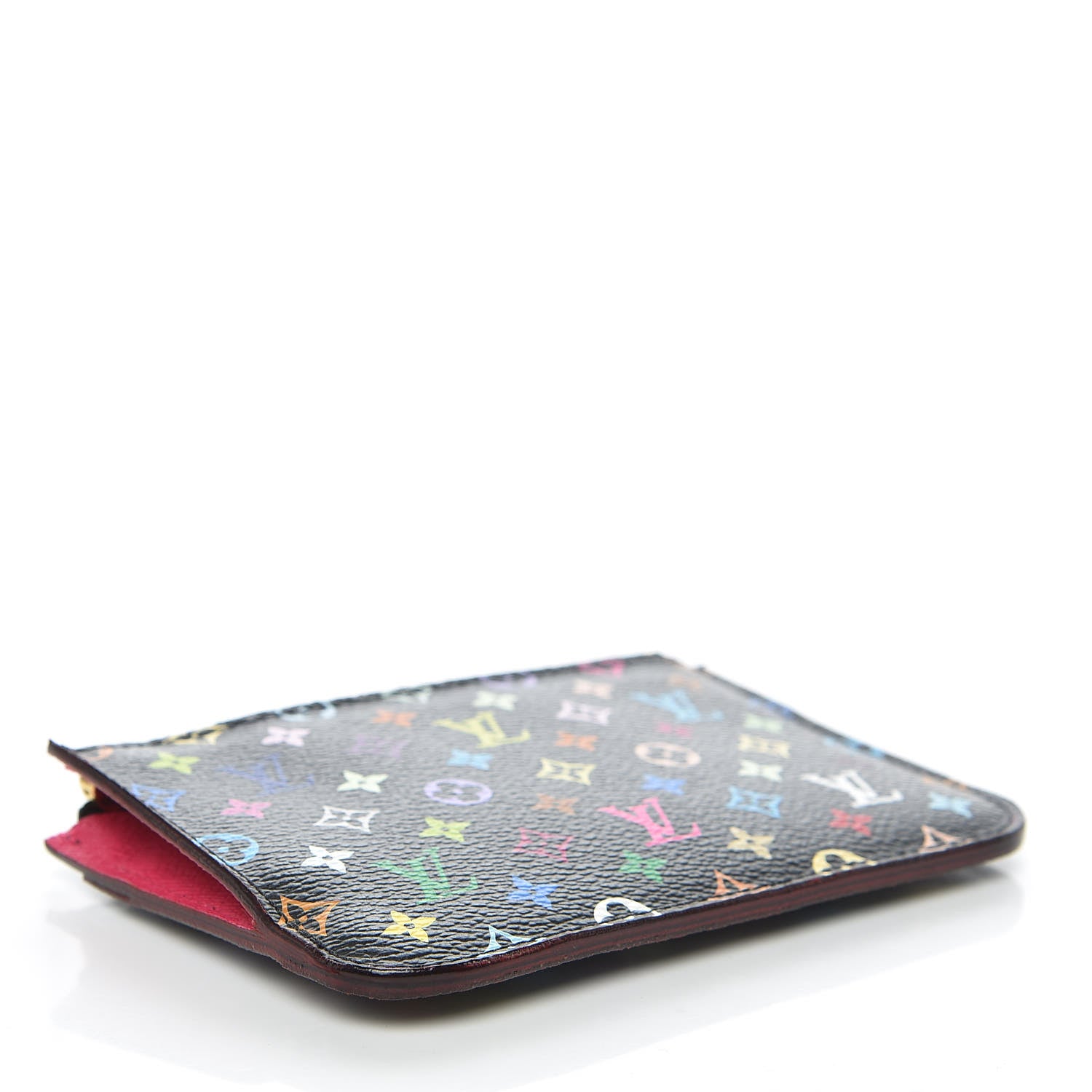 Louis Vuitton Monogram Multicolor Key Pouch Black Grenade 4 of 10