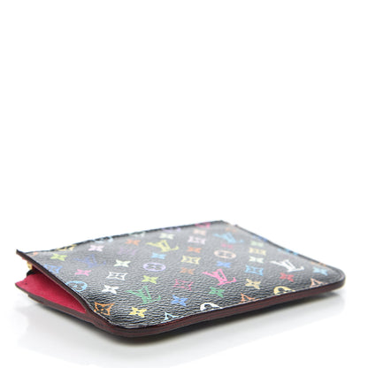 Louis Vuitton Monogram Multicolor Key Pouch Black Grenade 4 of 10