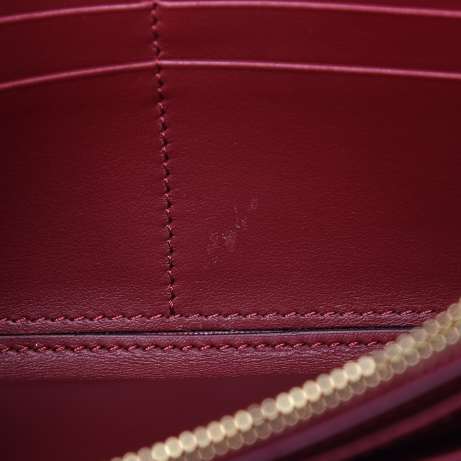 Burberry Grainy Calfskin Henley Wallet On Chain Burgundy 7 of 9