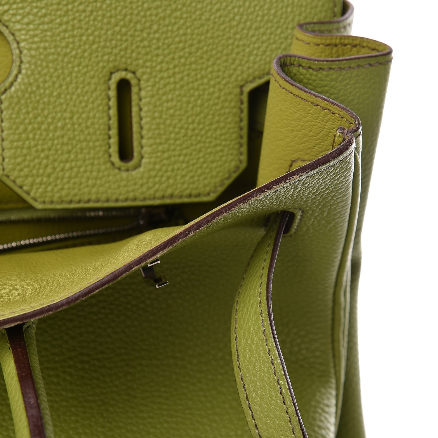 Hermes Togo Birkin 35 Vert Anis 36 of 53
