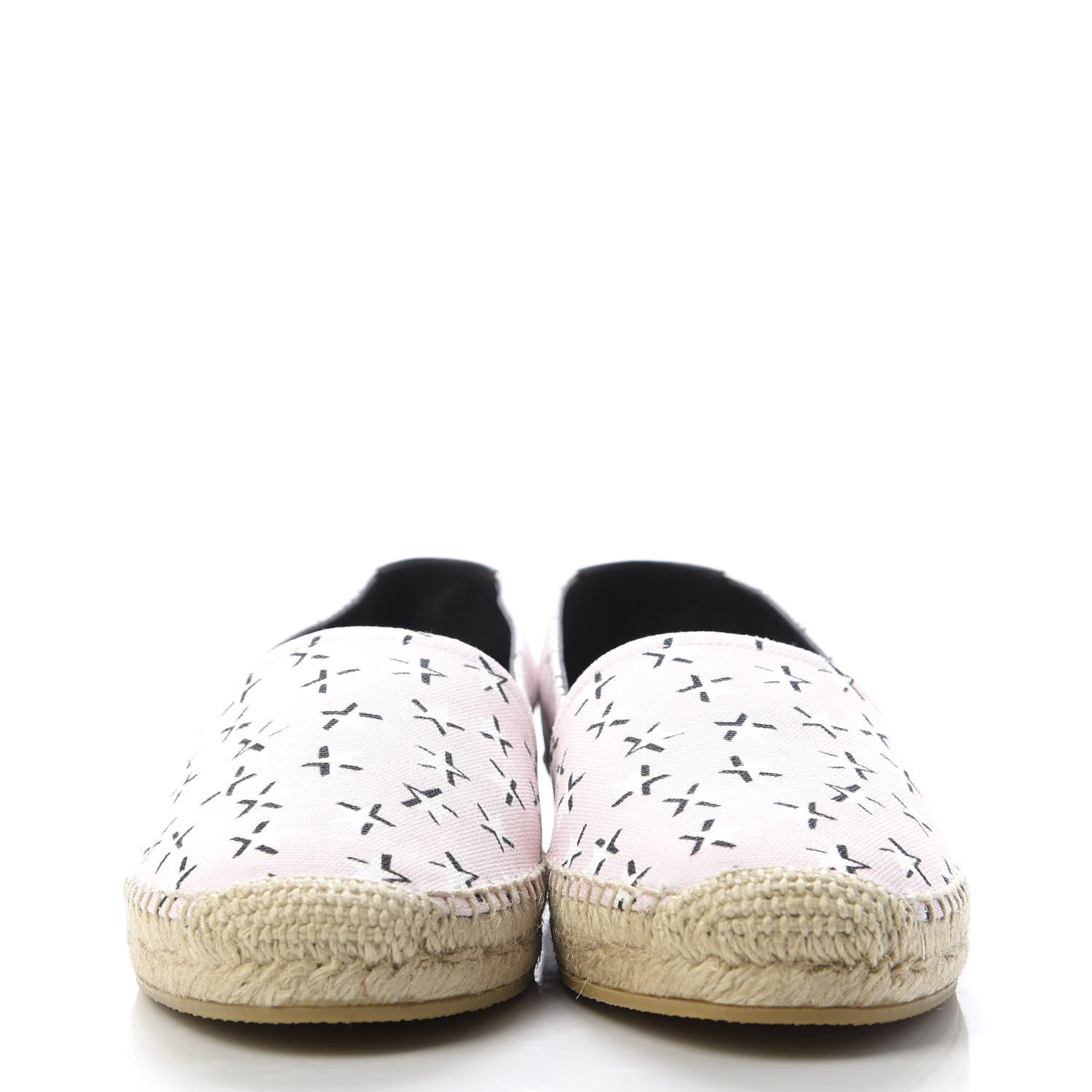 Saint Laurent Canvas Star Fun Espadrilles 38.5 Pink 2 of 10