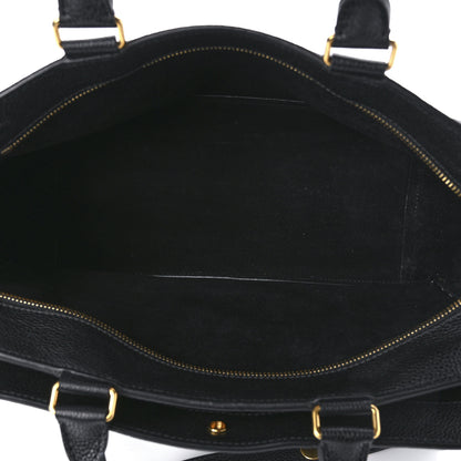 Mulberry Small Classic Grain Stud Tote Black 6 of 10