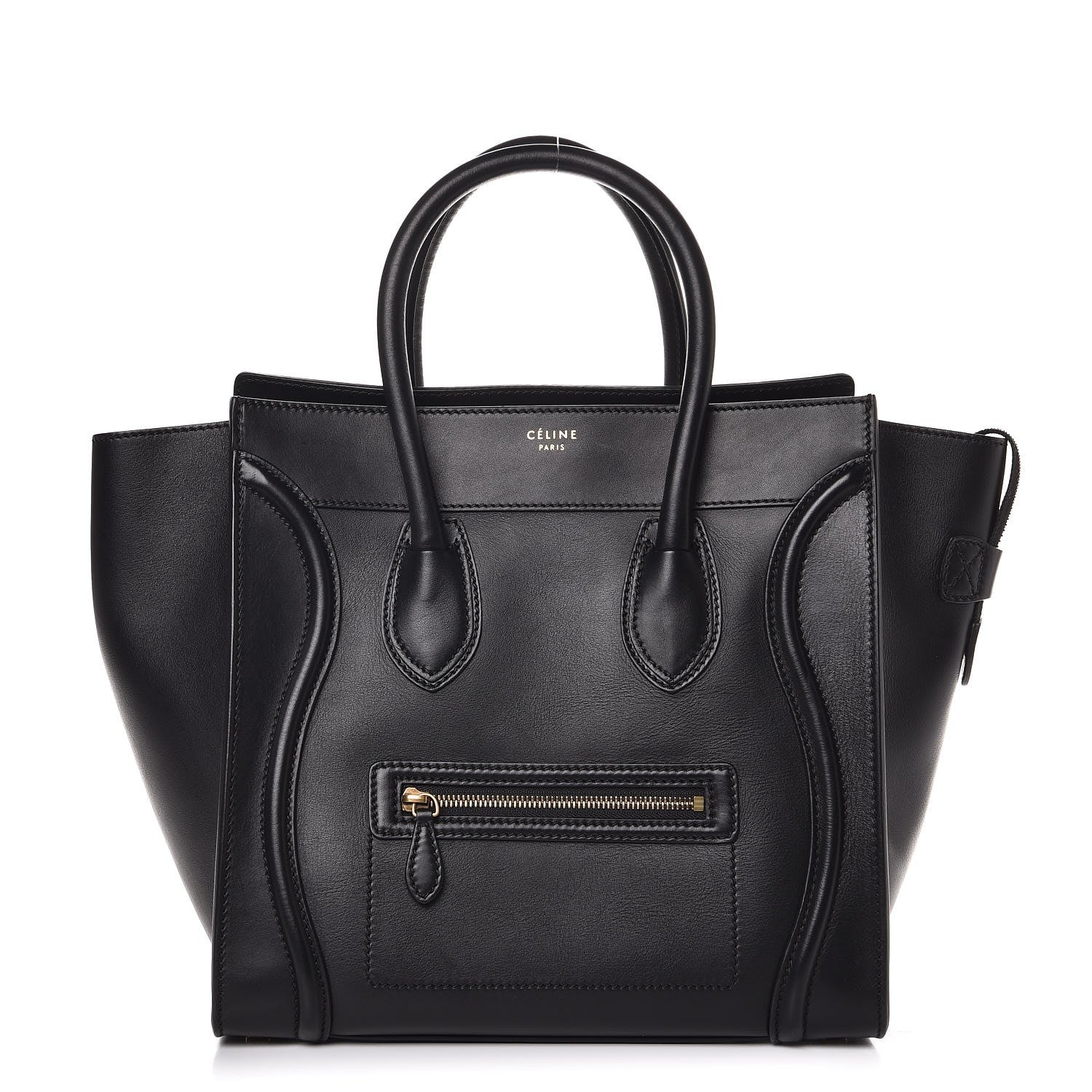 Celine Smooth Calfskin Mini Luggage Black 1 of 9