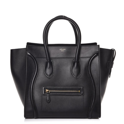 Celine Smooth Calfskin Mini Luggage Black 1 of 9