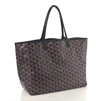 Goyard Goyardine Saint Louis Claire Voie PM Black Violet 4 of 17