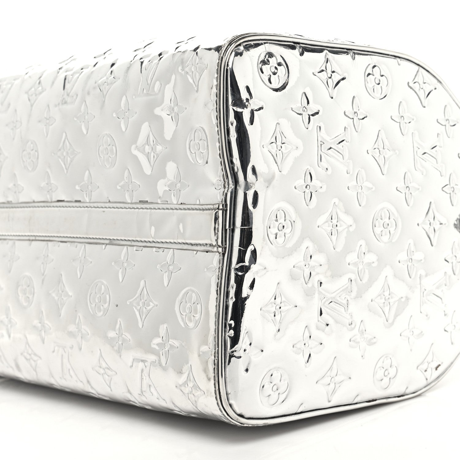 Louis Vuitton Monogram Miroir Speedy 35 Silver 8 of 10