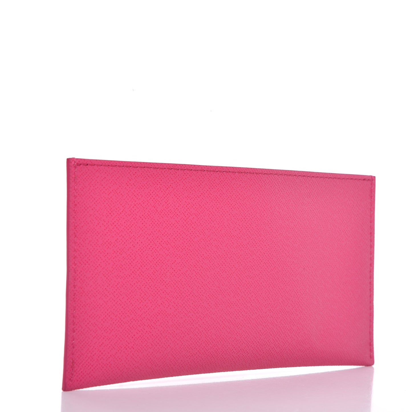 Calfskin Felicie Card Holder Insert Hot Pink