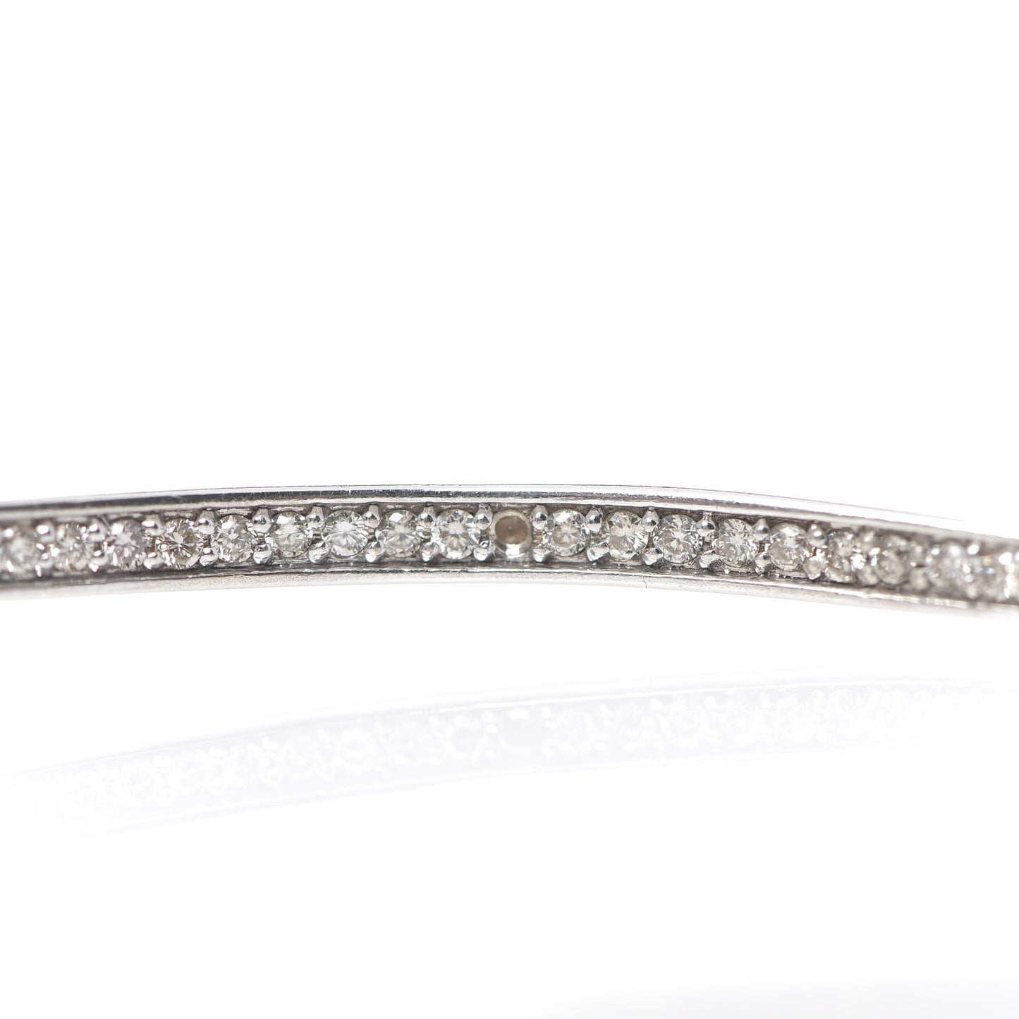 Sterling Silver Diamond Large Inside Out Cable Hoop Earrings