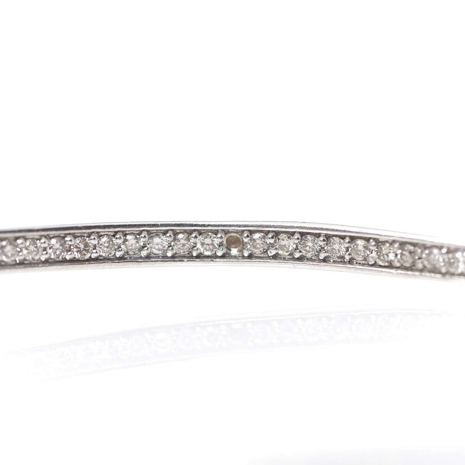 David Yurman Sterling Silver Diamond Large Inside Out Cable Hoop Earrings 4 of 4