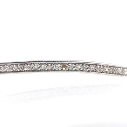 David Yurman Sterling Silver Diamond Large Inside Out Cable Hoop Earrings 4 of 4