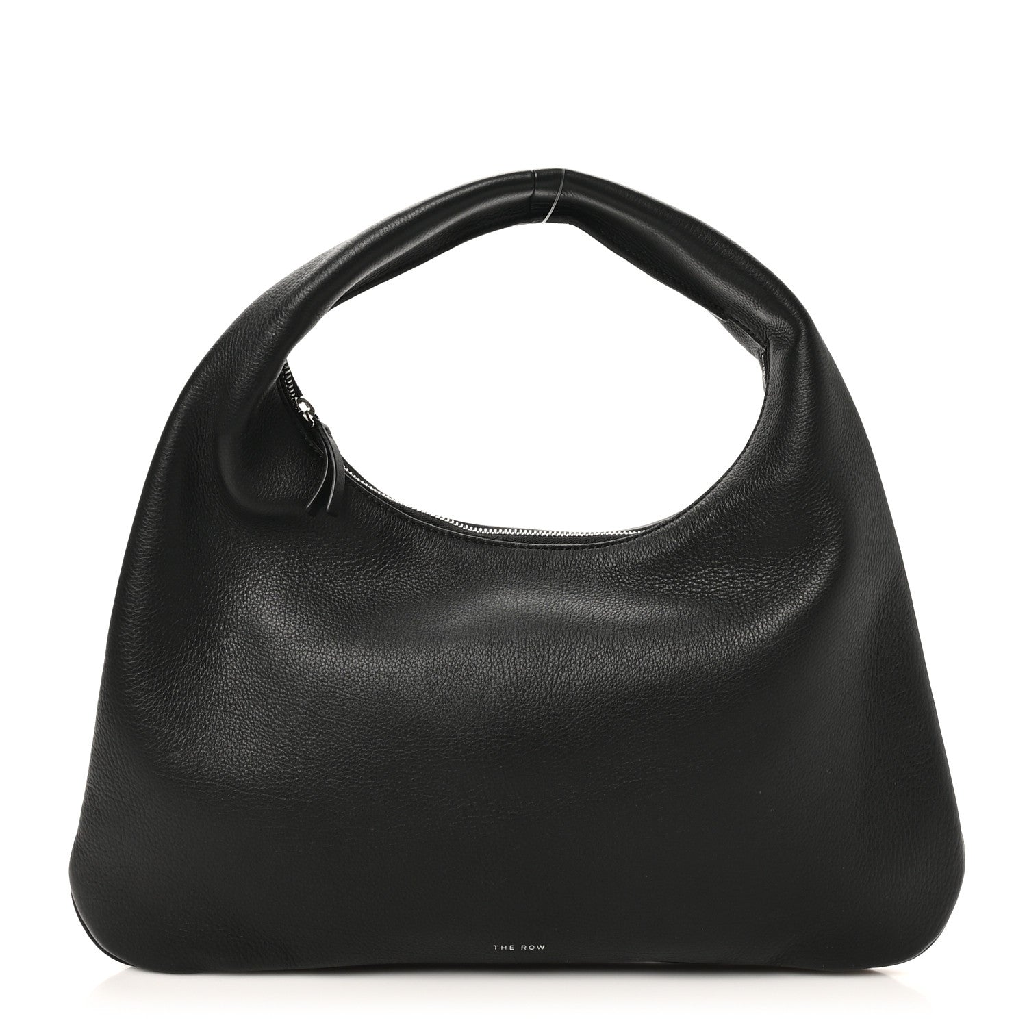 The Row Grained Calfskin Small Everyday Shoulder Bag Black 1 of 9