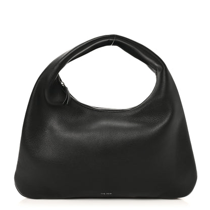 The Row Grained Calfskin Small Everyday Shoulder Bag Black 1 of 9