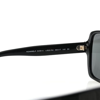 Chanel Acetate Square Sunglasses 5408-A Black 6 of 6